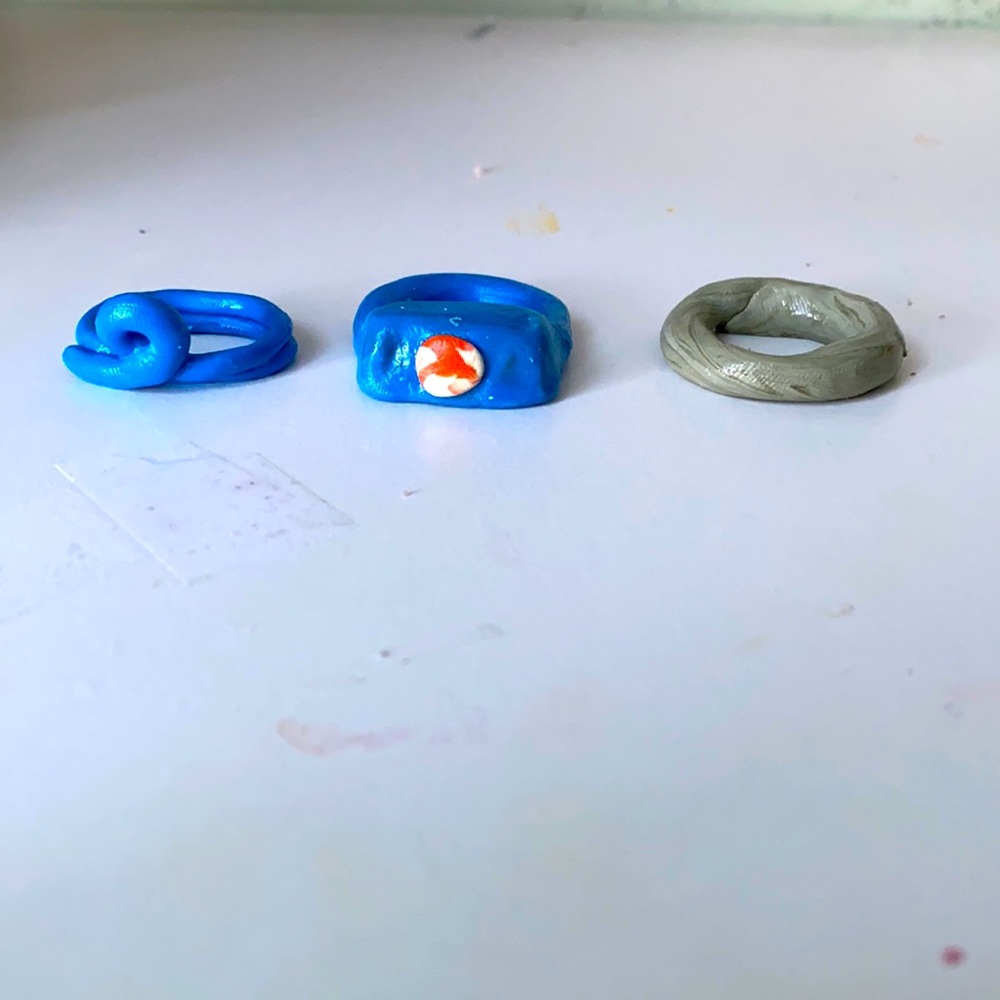 ✨Polymer Clay Rings✨ - Picture 2 of 3